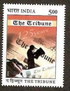 INDIA 2006 THE TRIBUNE NEWSPAPER, HAND STAMP MNH