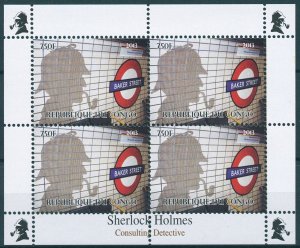 Sherlock Holmes Stamps 2013 MNH Consulting Detective Literature 4v M/S IV