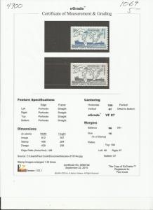 # 1069 MINT NEVER HINGED SOO LOCKS     VF+