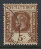 Straits Settlements George V  SG 226a  Used Die I 