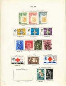 MALTA 1950s/60s M&U Mixture 50+Items Au13276