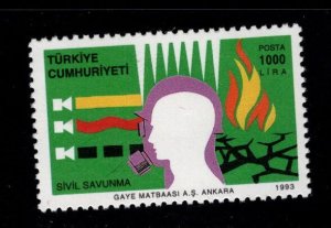 TURKEY Scott 2589 MNH** 1993 Civil Defense stamp