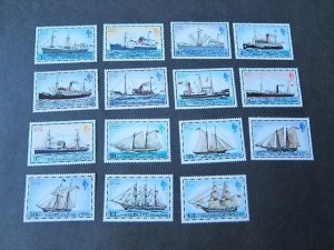 Falkland Islands 1978 Sc 260-274 set MNH