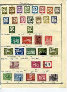 Germany Collection 1956/73 mostly mint 19 pages