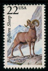 2288 US 22c Bighorn Sheep, MNH