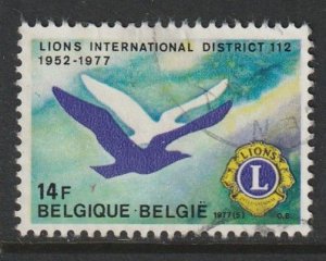 1977 Belgium - Sc 983 - used VF - 1 Single - Birds and Lions