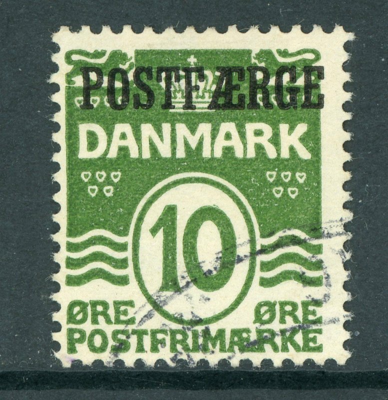 Denmark 1922 Parcel Post Perf 14x14½ Scott Q1 VFU N908 