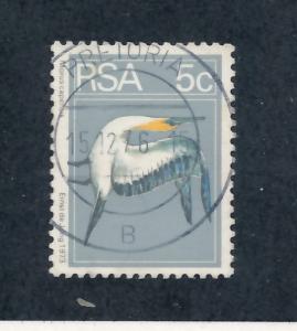 South Africa 1974 Scott 412 used - 5c, Cape Gannet