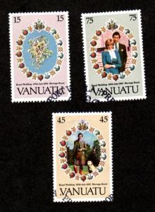 Vanuatu # 308-310 Used!