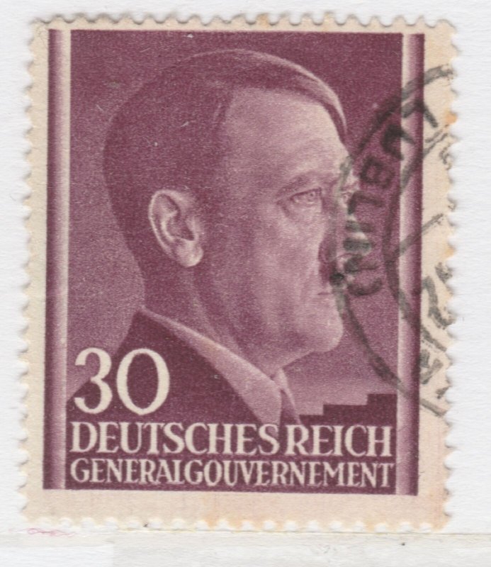 Germany WWII Poland General Gouvernement 1941 30gr Used A25P53F20288