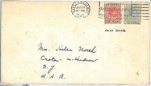 POSTAL HISTORY -  BAHAMAS : COVER to USA 1941