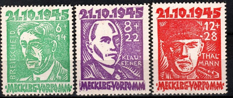 DDR #12NB1-3 MNH CV $75.00 (X85)