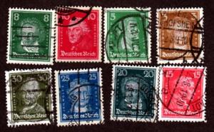 Germany # 352-359 Used!