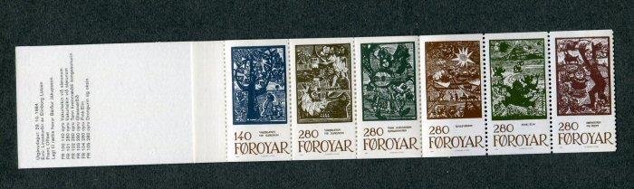 Faroe Islands #120a Complete Booklet MNH