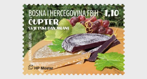 Stamps of Bosnia and Herzegovina Mostar 2020.  World Food Day 2020 - Jelly From