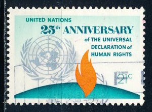 United Nations - New York #243 Single Used