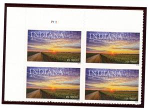 US  5091  Indiana Statehood - Forever Plate Blk of 4 - MNH - 2016 - P1111  UL