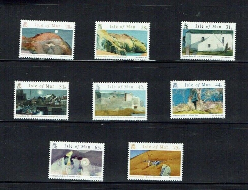 Isle of Man: 2007,  Watercolour Paintings, by Norman Sayle.  MNH set 