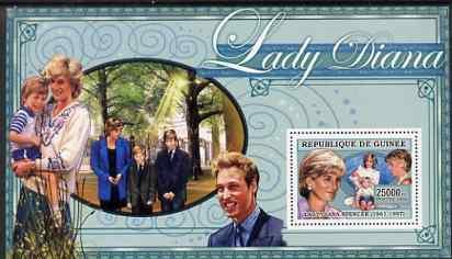 Guinea - Conakry 2006 Princess Diana perf s/sheet #08 con...