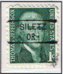 U.S. Precancel - Oregon, Siletz