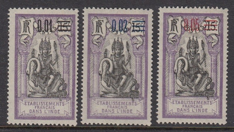 French India 50-3 mint