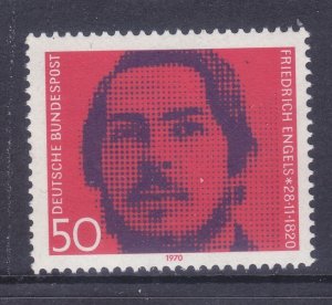 Germany 1051 MNH 1970 Friedrich Engels Socialist Collaborator with Marx Issue