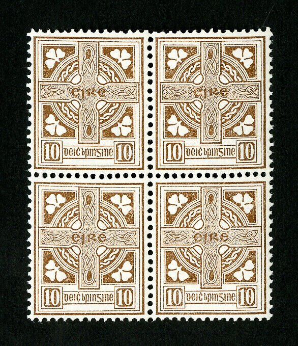 Ireland Stamps # 75 Superb OG NH Block of 4 Catalog Value $230.00