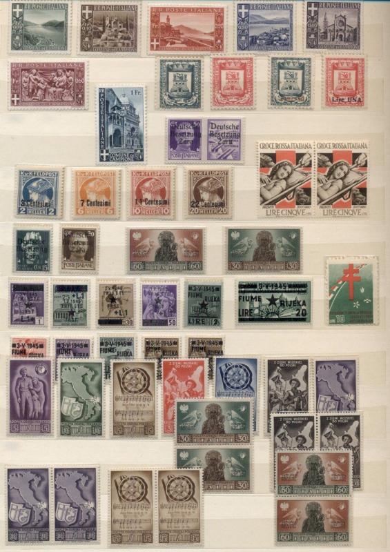 ITALY COLLECTION 1863-1985 -11 large stockbooks, Scott cat $49,439.00