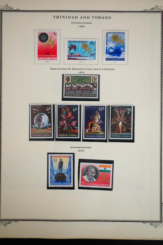 Trinidad 1900 to 1970 Stamp Collection 