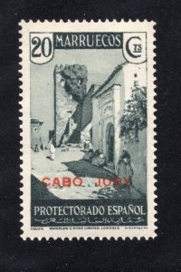Cape Juby 1934 20c slate green Overprint, Scott 45 MH, value = $13.00