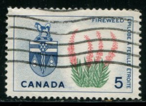 428 Canada 5c Fireweed, used
