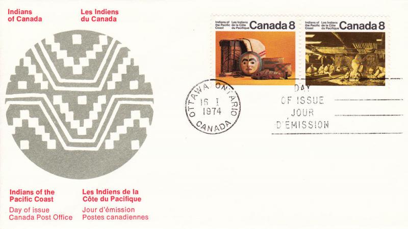 Canada # 570-571, Cacheted First Day Cover, pair 
