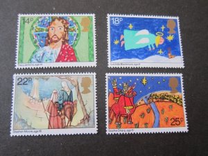 Great Britain 1981 Sc 961-4 Christmas Religion set MNH