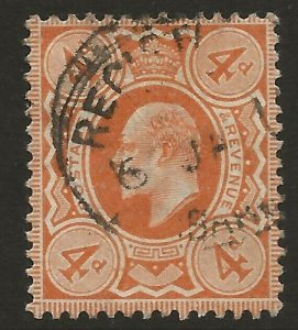 Great Britain  (1909)  - Scott # 144,   Used