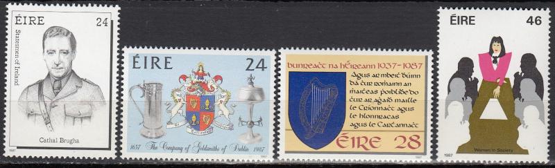 Ireland - 1987 Statesmen Sc# 699/702 - MNH (556N)