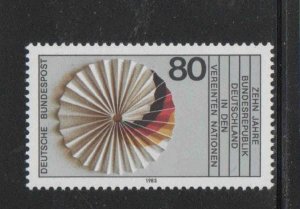 GERMANY #1402  1983 U.N MEMBERSHIP 10TH ANNIV.    MINT  VF NH  O.G