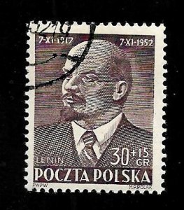 Poland 1952 - CTO - Scott #B93