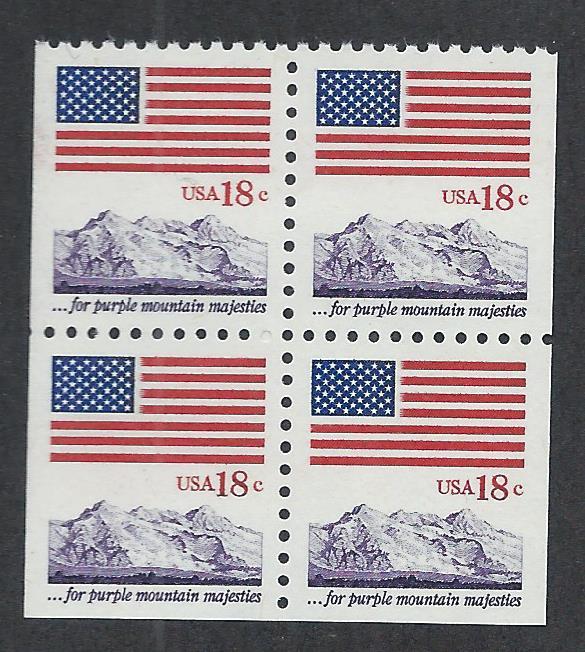 UNITED STATES SC# 1893 B/4 FVF/MNH 1981