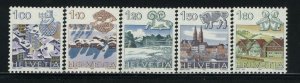 Switzerland Scott # 717-21 MNH Value $ 14.75