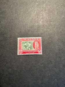 Stamps Malaya-Kelantan Scott #81  hinged