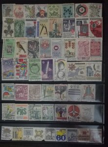 CZECHOSLOVAKIA  Used CTO Stamp Lot Collection Stock Book Page  T117