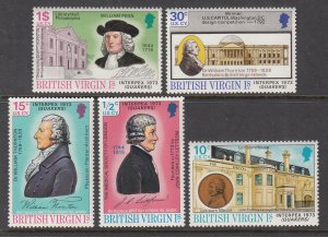 British Virgin Islands 249-253 MNH VF