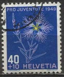 Switzerland 1949: Sc. # B190; Used Single Stamp