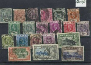 Ceylon Used Stamps Ref: R5689