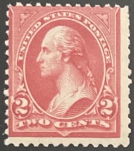 Scott #267 1895 2¢ George Washington type III double line watermark MNH OG