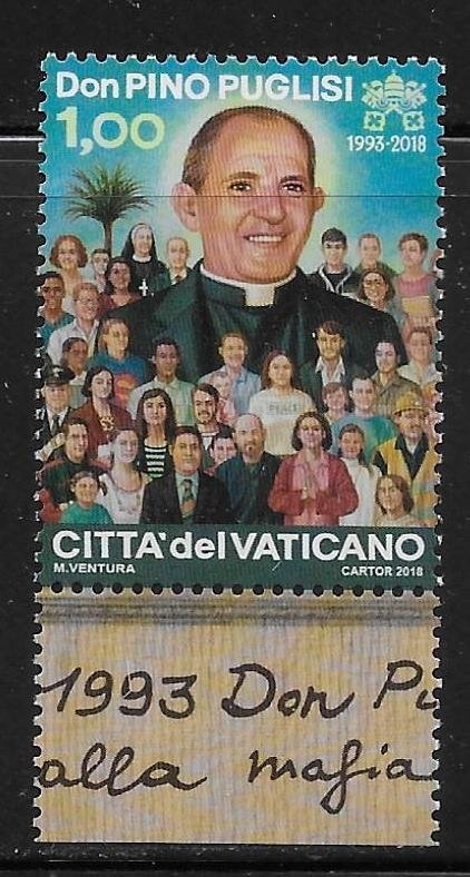 Vatican City 1673 Blessed Giuseppe Puglisi single MNH (lib)