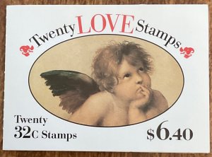 US #BK229 MNH Booklet of 20 #1 Love SCV $13.00 L42