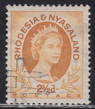 Rhodesia & Nyasaland 143B Queen Elizabeth II 1956