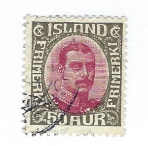 Iceland SC#125 Used F-VF....Fill a Great Spot!