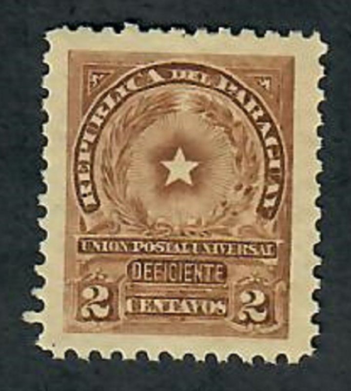 Paraguay J6 Mint Hinged single